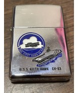 zippo lighter 1998 U.S.S. Kitty Hawk CV-63 - $37.29