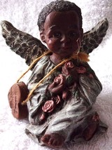 Sarah’s Attic Heavenly Giving Enos Little Sitting Angel Figure Limited E... - £7.81 GBP