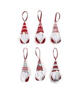 QSDGFH 6 Packs Hanging Gnome Christmas Ornaments Set, Handmade Christmas... - $4,261.47 MXN