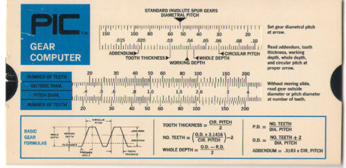 Primary image for Vintage Engineering Slide Rule PIC Gear Computer