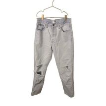 FRAME Le Original Distressed Jeans Light Wash Denim Size 28 Rips - €16,48 EUR