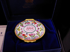 1994 Halcyon Enamel Box - 20th Anniversary - Trinket casket - Birthday gift for  - £90.95 GBP