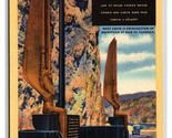 Figures of the Republic Boulder Hoover Dam boulder City NV UNP Linen Pos... - $2.67