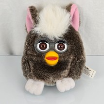 Vintage 1999 Furby Buddies Bean Bag Plush &quot;Like Pet” Animal Gray White Brown Eye - £12.23 GBP