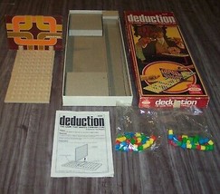 Vintage 1976 Ideal Deduction Game That Makes Thinking Fun Board Game Complete - $19.80