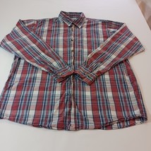 Lee Dungarees JLP7LQR Men&#39;s Multicolor Cotton Plaid Long Sleeve Shirt Si... - $242.28 MXN