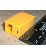 1 Orange RJ45 connector ethernet f/f female female Ethernet Cat 5 cat 6 ... - $17.11