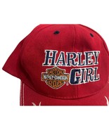 Harley Davidson Harley Girl Hat Strapback Embroidered Red blue NWOT - $21.17 CAD
