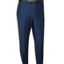 Men Suit BERLUSCONI Turkey Italian Wool 180's Single Breasted K442-12 Navy image 11