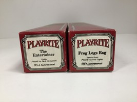 2 Play-rite Piano Rolls The Entertainer and Frog Legs Rag - £28.86 GBP