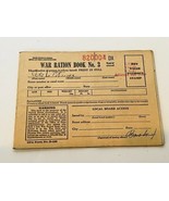 War Ration Book WW2 ephemera WWII military stamp Victor Colorado CO vtg ... - $19.75