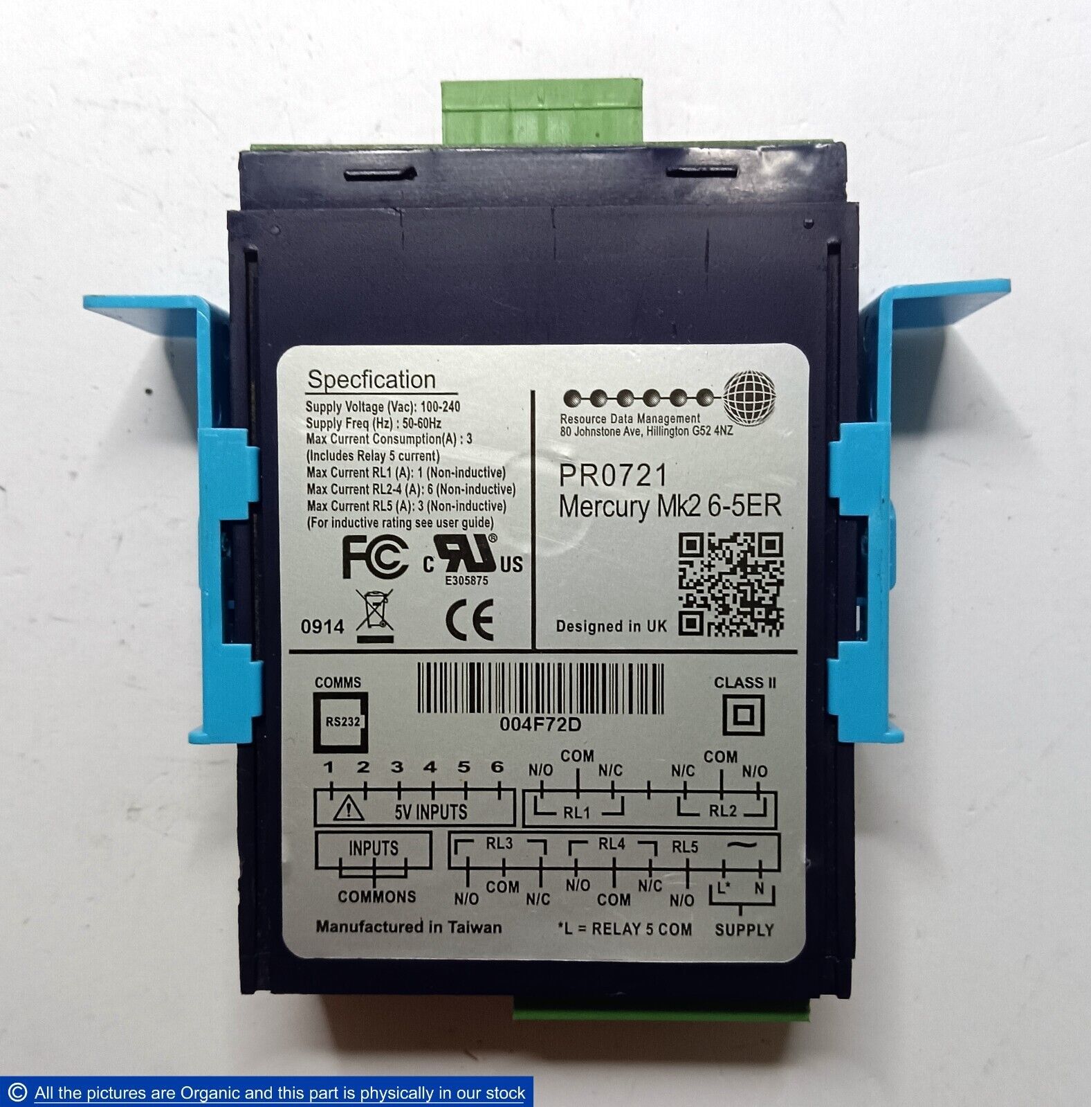 Resource Data Management Mercury Mk2 6-5ER HVAC Controller PR0721 - $569.00