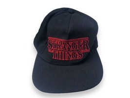 Stranger Things Logo Baseball Cap Hat Upside Down Bill Art Netflix SnapBack - £11.69 GBP