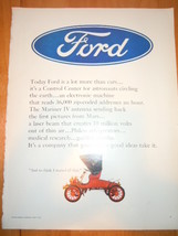 Vintage Ford Print Magazine Advertisement 1966 - $4.99