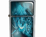 Wind Proof Dual Torch Refillable Lighter Dragon Design-004 Custom Mythic... - £13.25 GBP