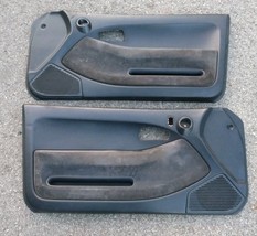 92-95 Honda Civic Coupe 2Dr Si/EX Door Panels Black Passenger/Driver Pow... - $312.62