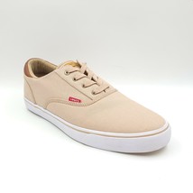 Levi&#39;s Men Casual Lace Up Sneakers Ethan CT Size US 12M Khaki Canvas II - £14.00 GBP
