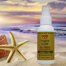 TROPICAL GLOW Sunless Self-Tanning Streakless Gel Face Lotion for All Skin Tones - £12.03 GBP
