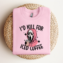 Ghostface Loves Iced Coffee Sweatshirt  - £29.72 GBP+