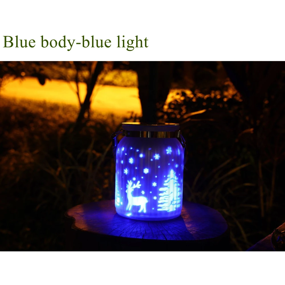 Garden Decoration Waterproof Solar Lantern Gl Bottle Jar LED Christmas Lights Un - £214.67 GBP