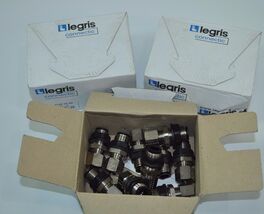 Legris Connectic Pneumatic Bulkhead 10mm Tube Adapter Lot of 30 Part# 31... - $111.09