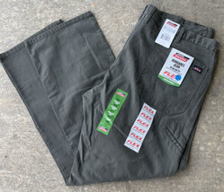  Men&#39;s Dickies 5 Pocket Work Dungaree Jeans Pants 44 x 32 Reg. Fit Gray/Green  - £13.93 GBP