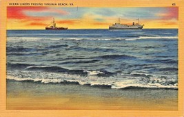Virginia Beach GO ~ Ocean Coatings By Pass ~1947 Postmark Card-
show original... - £7.77 GBP