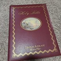 Holy Bible Thomas Kinkade NKJV Painter of Light Family Padded Cover 252k... - £14.14 GBP
