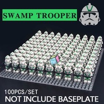 100pcs/set Star Wars Swamp troopers Army of Galactic Empire Minifigures Toy - £111.64 GBP