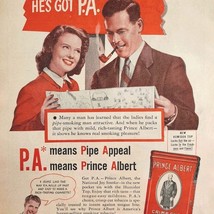 1948 Prince Albert Pipe Tobacco Advertisement R.J. Reynolds Smoking E2H1 - $12.00
