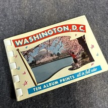 Vintage Souvenir Color Postcard Album Washington D.C. US 2.75” X 4” - £6.11 GBP