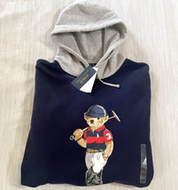 Ralph Lauren Polo Bear Color-Blocked Hoodie Big and Tall sz 3XLT - £116.28 GBP