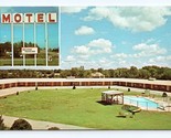 Amitié Inn Motel Plaza Belleville Kansas Ks Unp Chrome Carte Postale N15 - $5.07