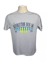 2017 Resolution Run 5k Vero Beach Florida Mens Small Gray Jersey - $19.80