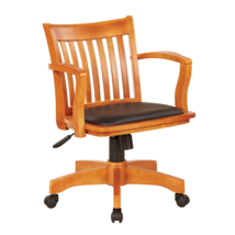 Deluxe Wood Banker's Chair - $325.00