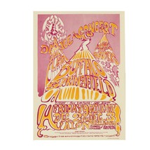 Buffalo Avalon Danse Concert Psychédélique Affiche 1966 Original 20 x 14 - $104.92