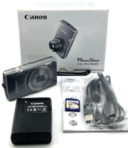 Canon Power Shot ELPH 160 Digital Camera Gray 20MP 8X Zoom MINT IOB - $279.00