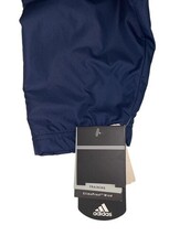 Adidas ClimaProof Wind Jacket Men’s S Blue Hooded Full Zip Training NWT image 7