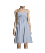 Blu Sage Strapless A-Line Dress Blue Womens Size 8 $100 msrp! - $18.25 CAD
