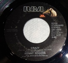 Kenny Rogers 45 RPM Record - Crazy / Morning Desire B12 - £3.11 GBP