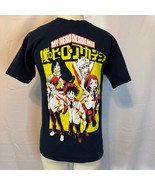 My Hero Academia Anime Unisex T-SHIRT Funimation Black Graphic Tee Size ... - $12.20