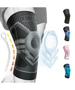 Rokesa Knee Stabilizer Sleeve Pain Arthritis Meniscus Year Relief Size M... - £15.65 GBP