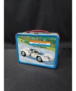 1967 Metal Lunch Box AUTO RACE GAME KIT King Seeley NO THERMOS OR CARS - $33.69 CAD