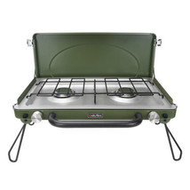 2-Burner, Propane Camp Stove with Foldable Legs, Camping Grill - $251.96