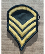 BADGE PATCH USA ARMY WW2 STAFF SERGEANT SECOND CLASS STRIPES ORIGINAL VI... - $5.00