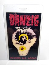 Danzig Backstage Pass Plastic Laminated 1989 Original Heavy Metal Rock Misfits - $20.70