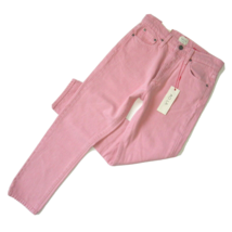 NWT AO.LA Alice + Olivia Amazing High Rise Girlfriend in Perfectly Pink Jeans 31 - £55.99 GBP