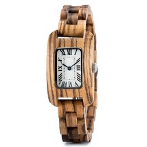 BOBO BIRD Wood Watches for Women Bamboo Zebra часы женские uhren damen Ladies Fa - £43.21 GBP