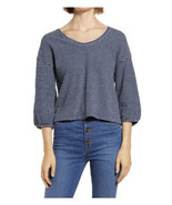 New Madewell V-neck Blue Stripes Pullover Top Size small Long Sleeves - €15,27 EUR