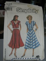 Simplicity 7945 Misses Dress Pattern - Size 6-12 Bust 32 1/2 to 36 - £9.75 GBP